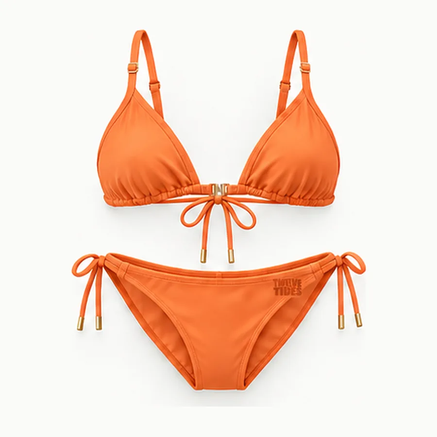 Sol Triangle Bikini, Tangerine