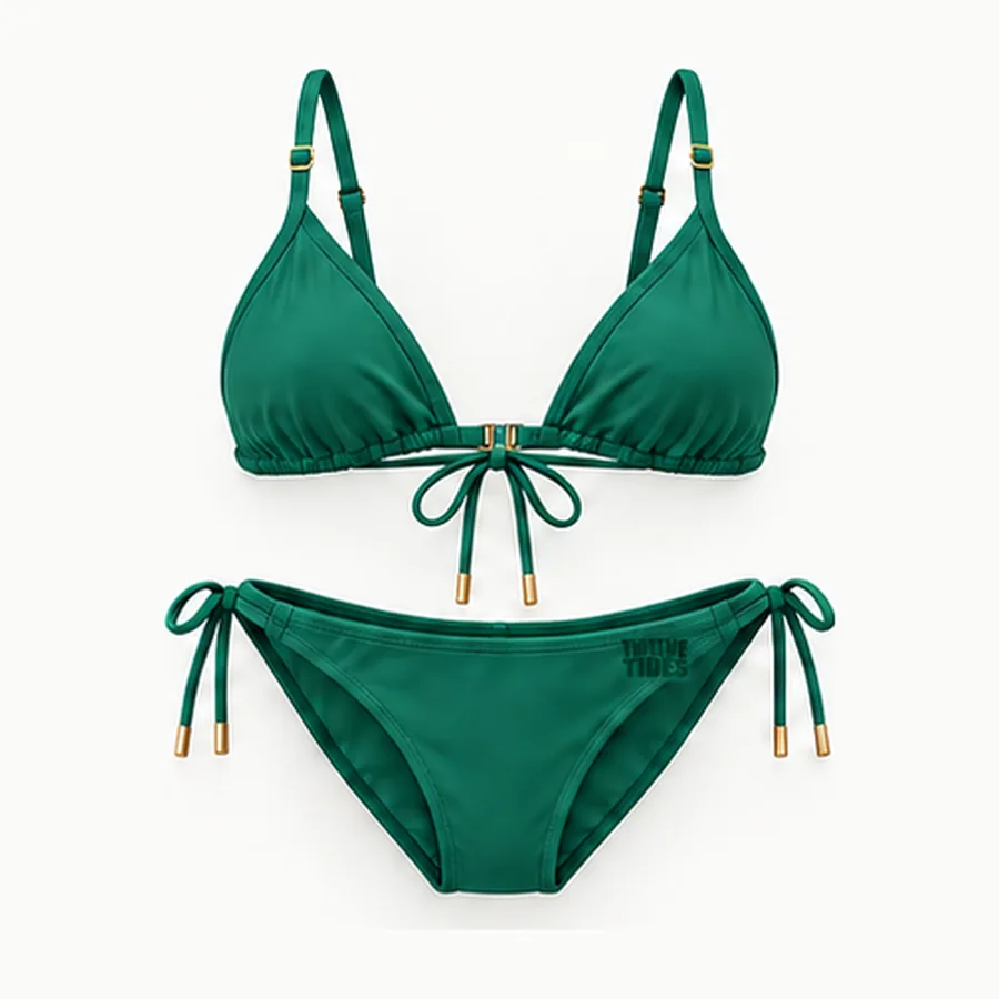 Sol Triangle Bikini, Emerald