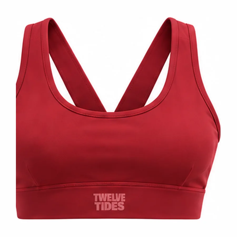 Lift Cross-Back Bra, Cherry